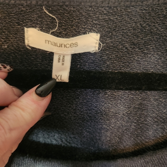 Maurices Womens Tie-Dye Cotton/Polyester Crewneck - Size XL - Picture 5 of 8